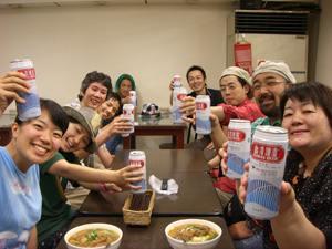 沖縄のオリオンビール似